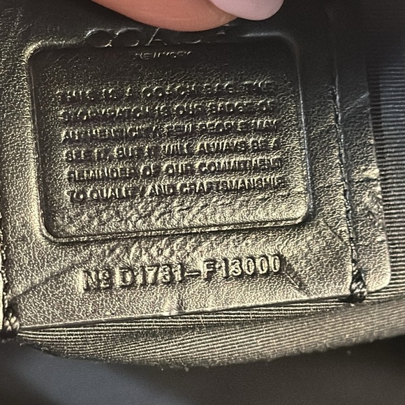 COACH (F13000) SIERRA SATCHEL CROSSGRAIN LEATHER WITH MULTI EDGEPAINT BAG - Picture 11 of 14